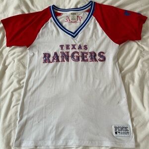 Texas Rangers jersey top Pink Victorias Secret